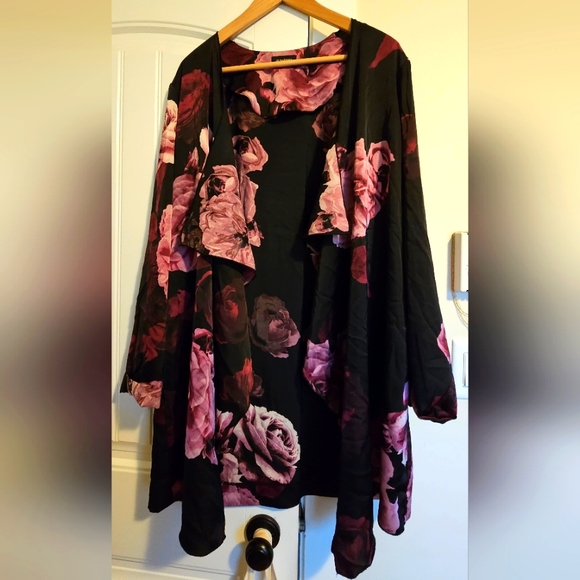 Floral Waterfall Kimono/Cardigan - Picture 1 of 5